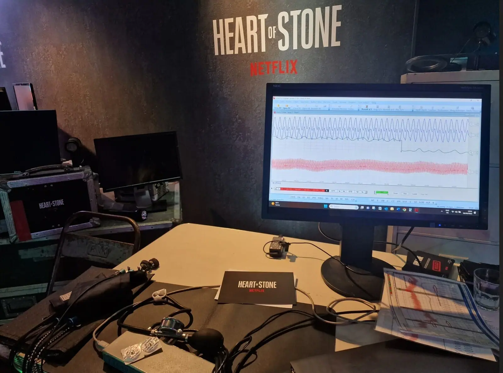Polygraph at a Netflix film premiere