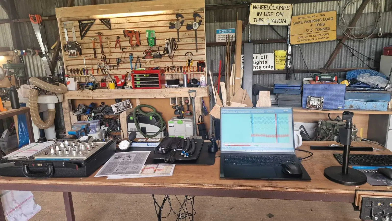 Polygraph examination filmed for Workshop